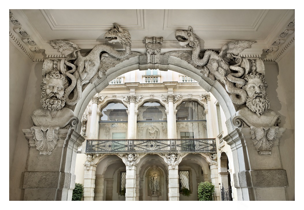 Palazzo Leoni Montanari Vicenza Loggia di Ercole vista dallandrone
